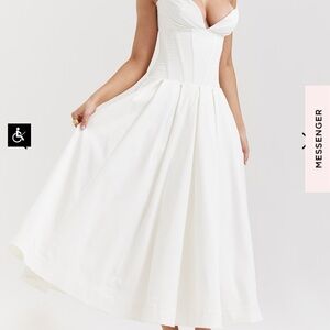 Lady House of CB WHITE dress